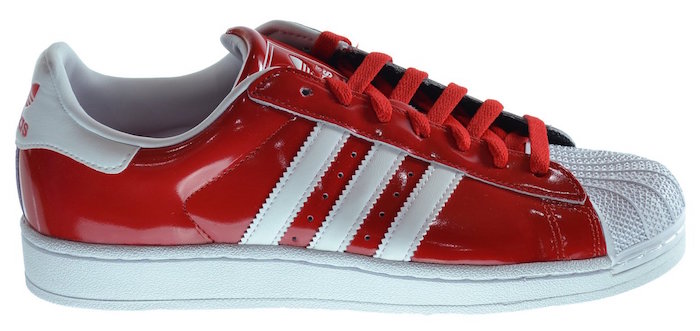 Adidas Originals Superstar II Men's Fashion Sneakers Red/Running White d65602